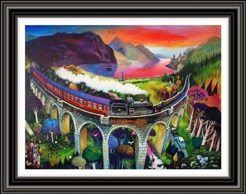Colourful Glenfinnan by Rob Hain