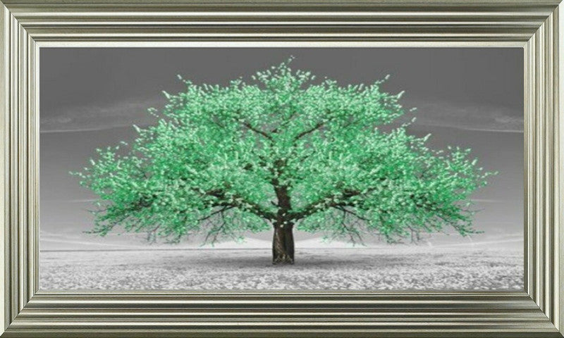 Green Cherry Blossom Tree