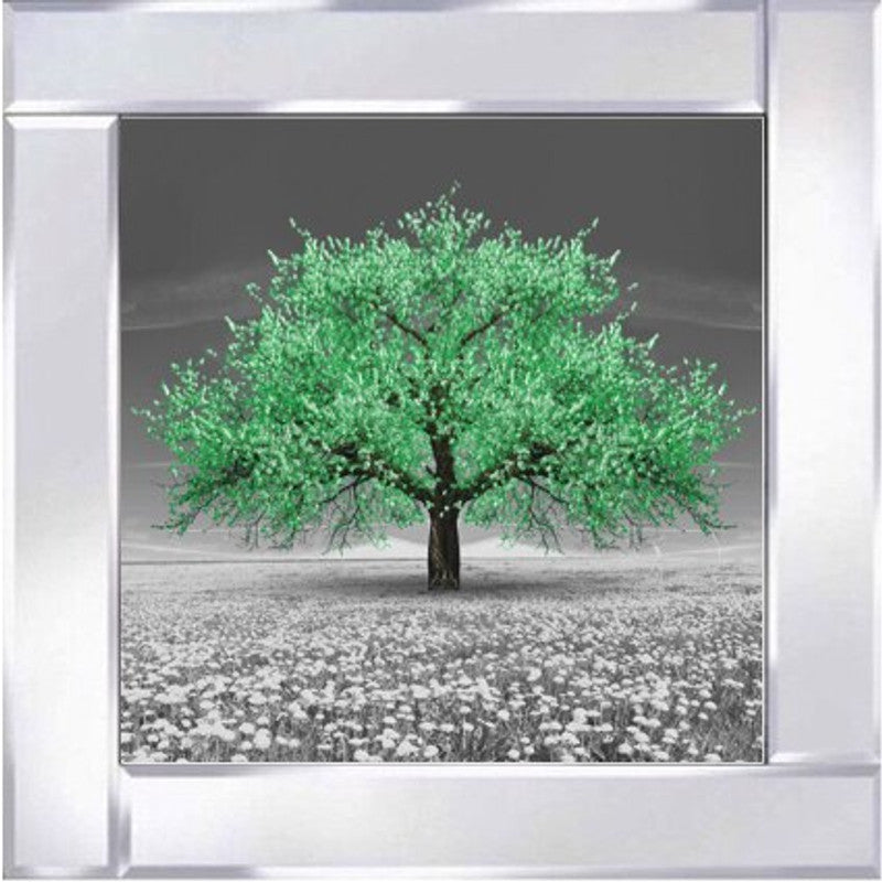 Green Cherry Blossom Tree