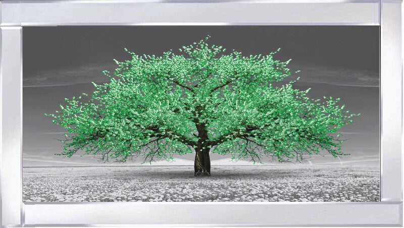 Green Cherry Blossom Tree