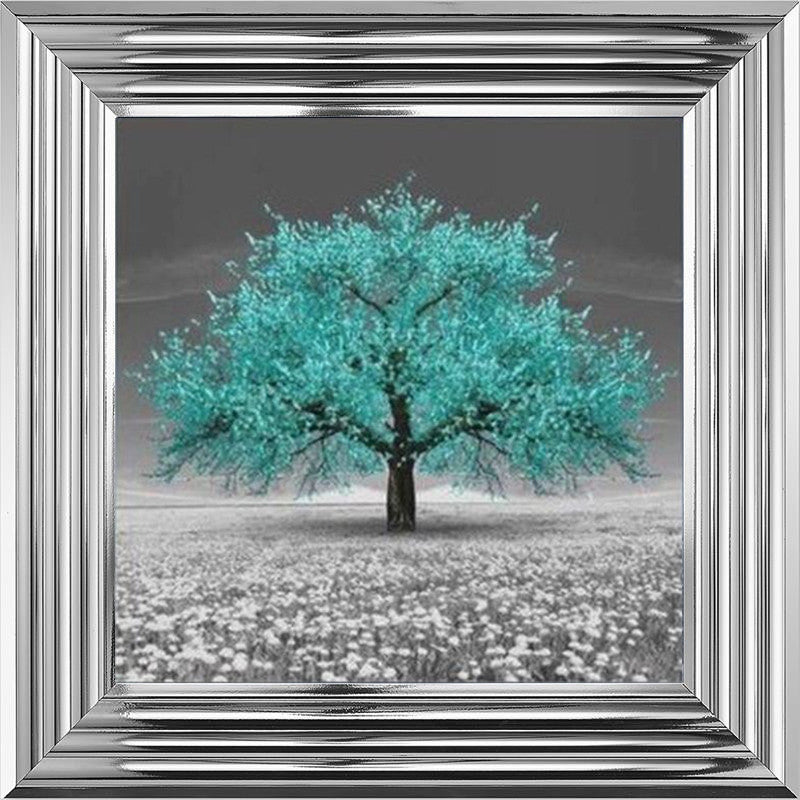 Teal Cherry Blossom Tree