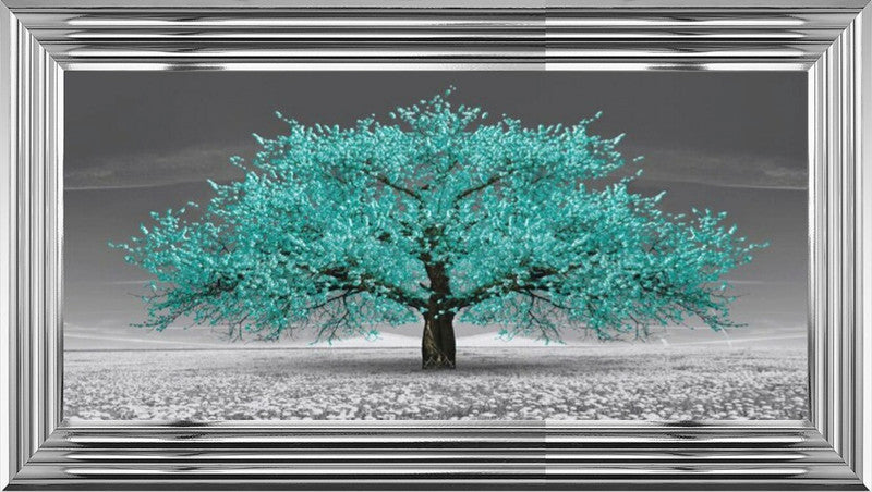 Teal Cherry Blossom Tree