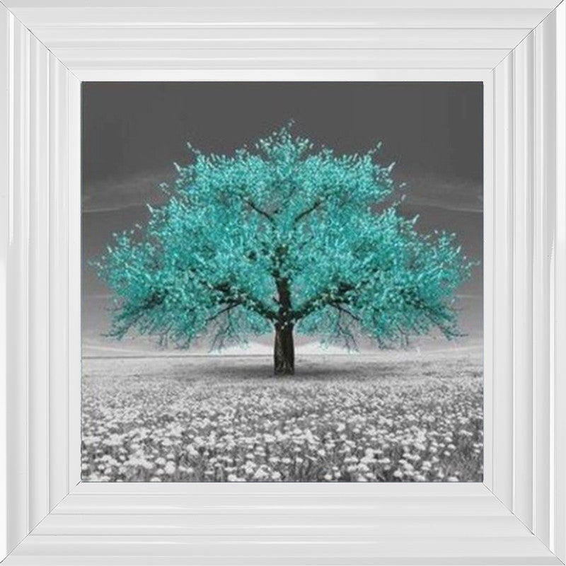 Teal Cherry Blossom Tree