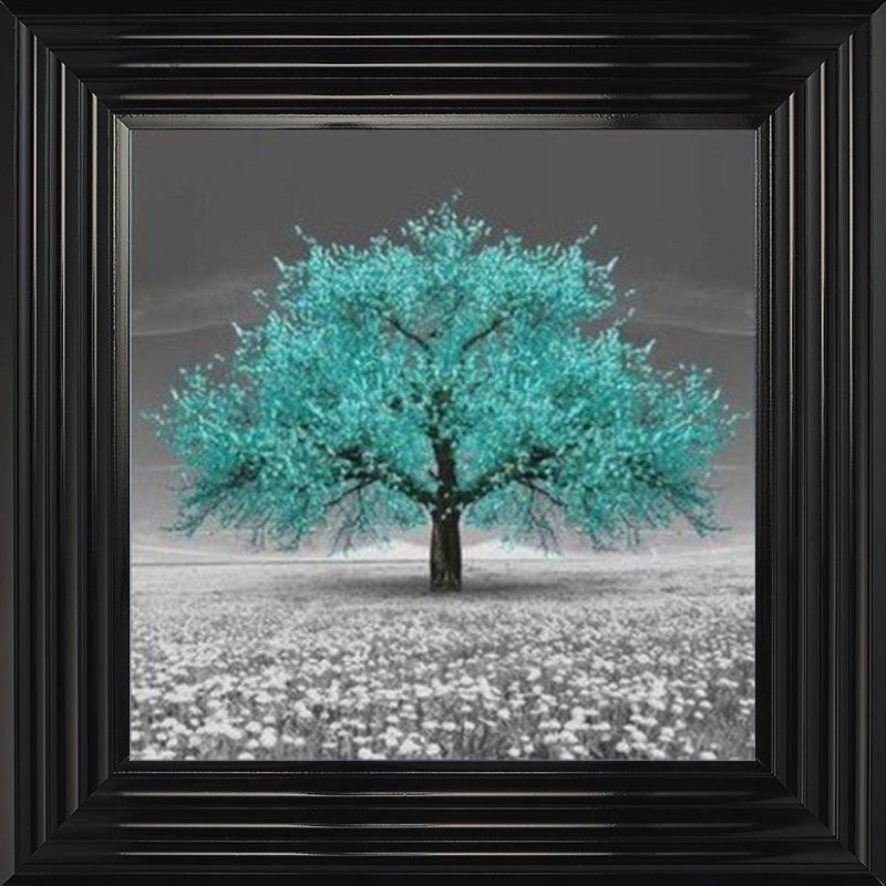 Teal Cherry Blossom Tree