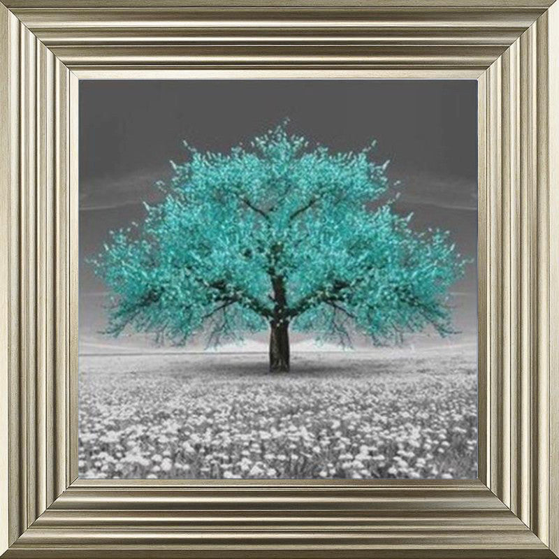 Teal Cherry Blossom Tree