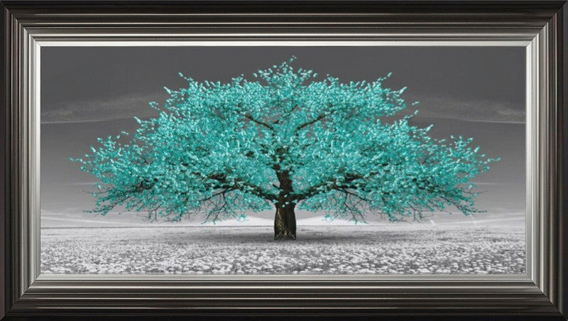 Teal Cherry Blossom Tree