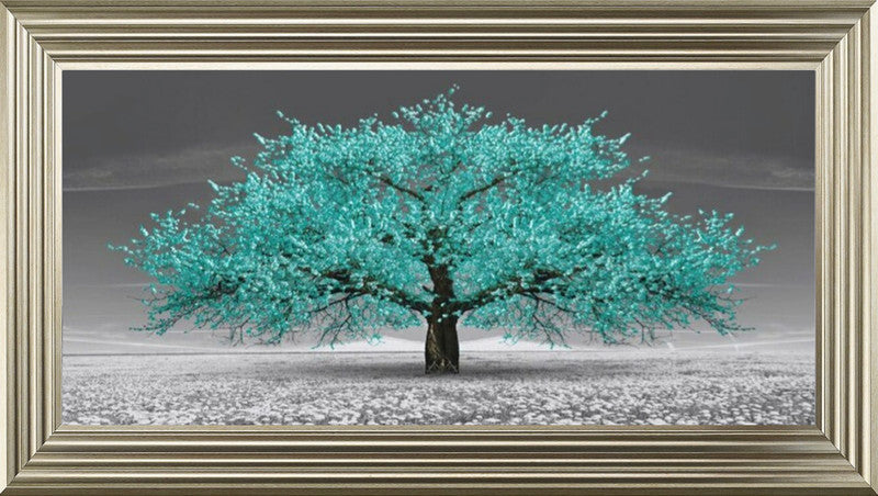 Teal Cherry Blossom Tree
