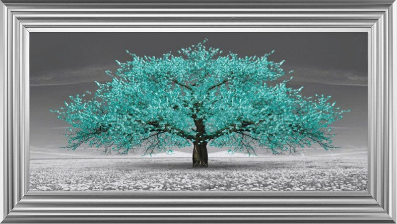 Teal Cherry Blossom Tree