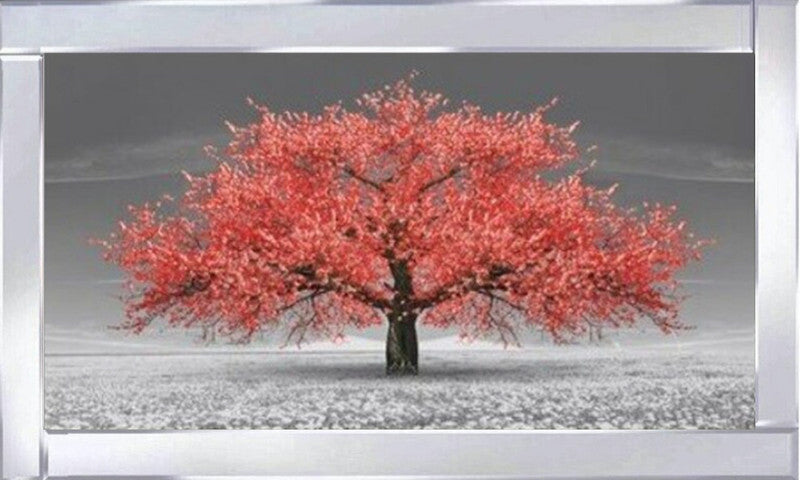 Red Cherry Blossom Tree