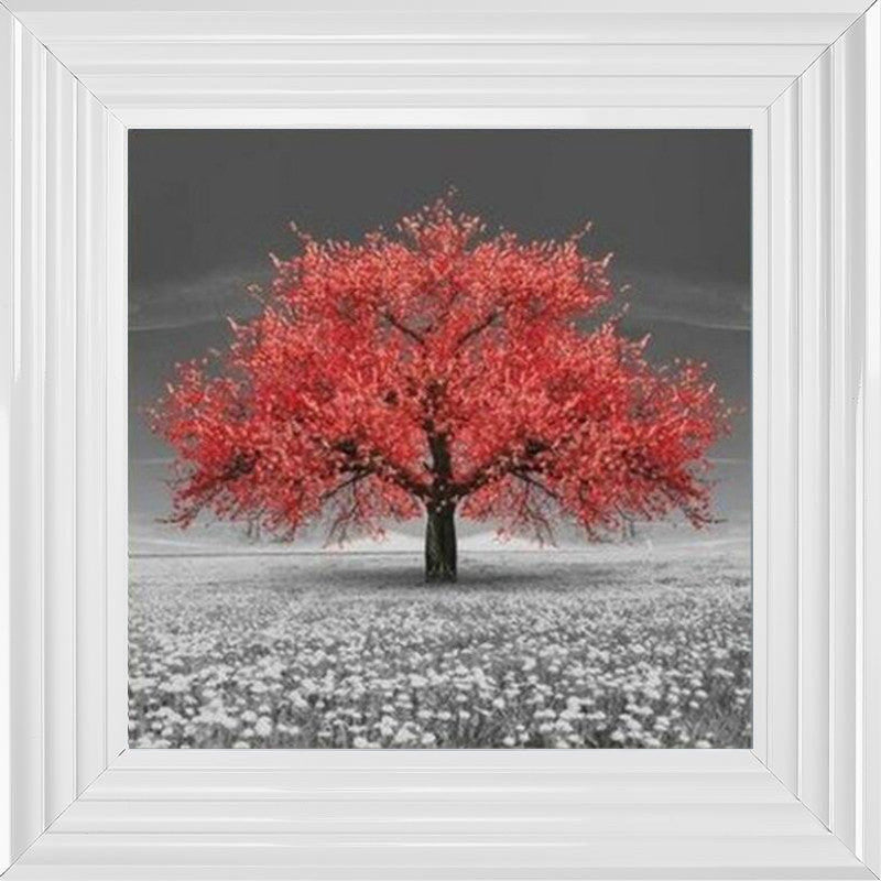Red Cherry Blossom Tree