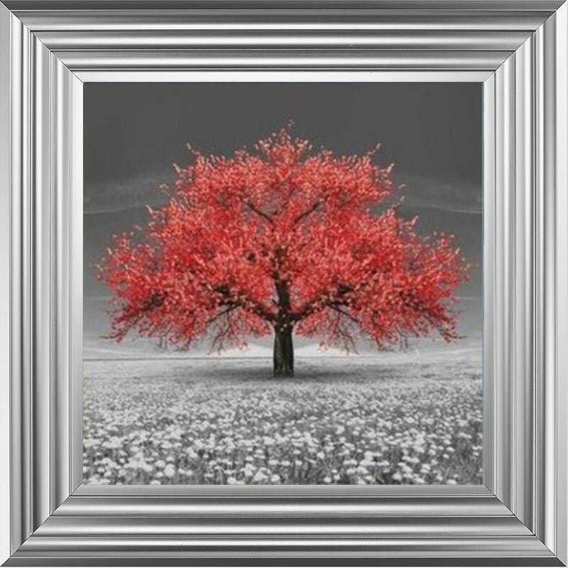 Red Cherry Blossom Tree