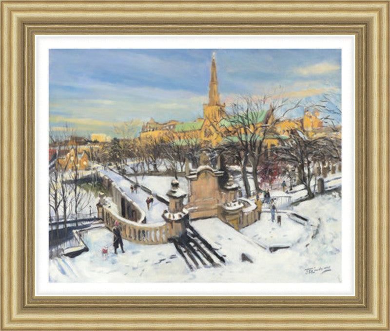 A Winter Morning on the Necropolis by James Somerville Lindsay