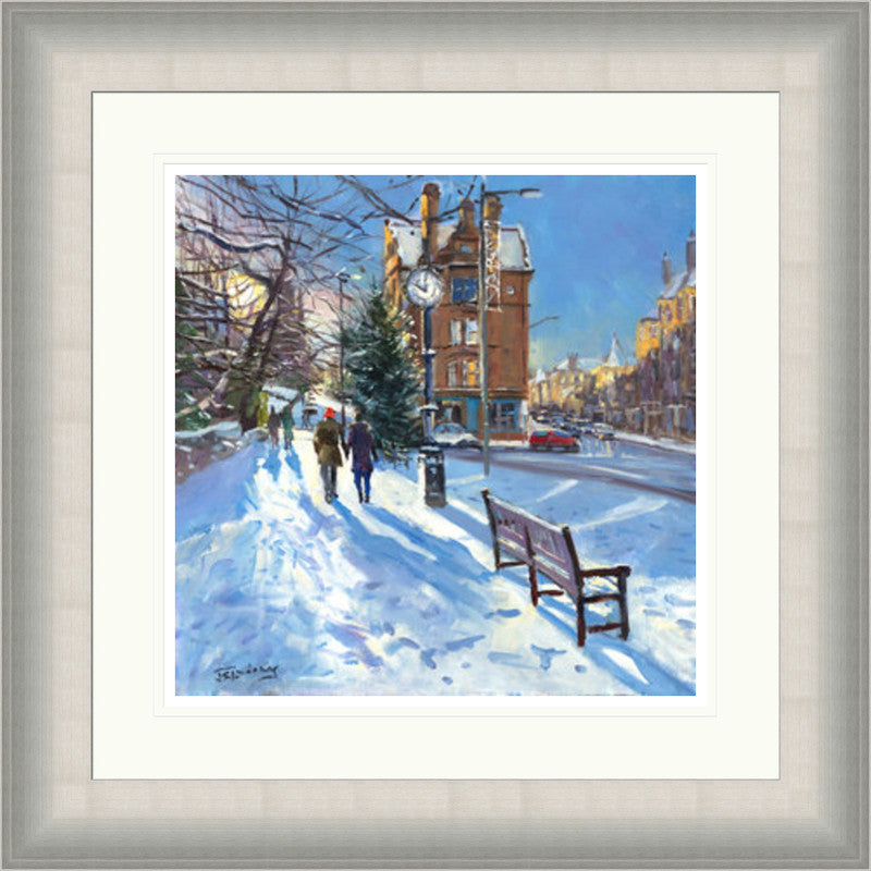 A Winter Walk, Morningside Road by James Somerville Lindsay