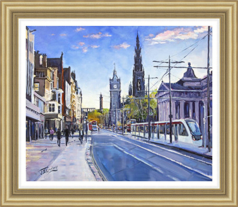 Good Morning, Princes Street by James Somerville Lindsay