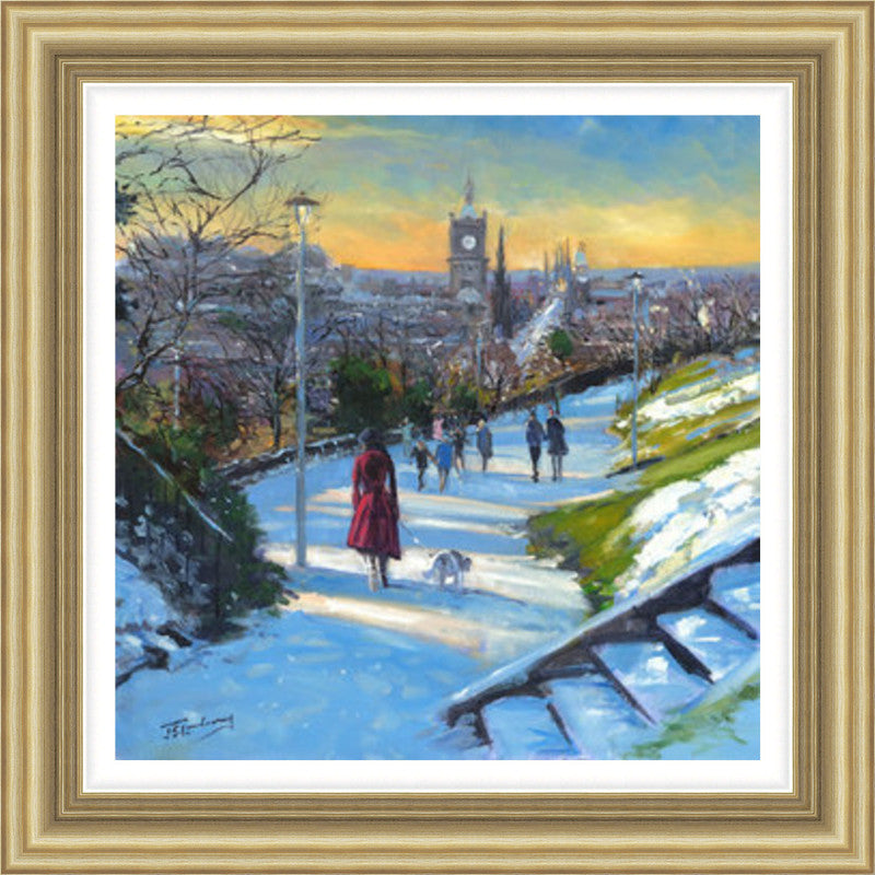 Winter on Calton Hill by James Somerville Lindsay