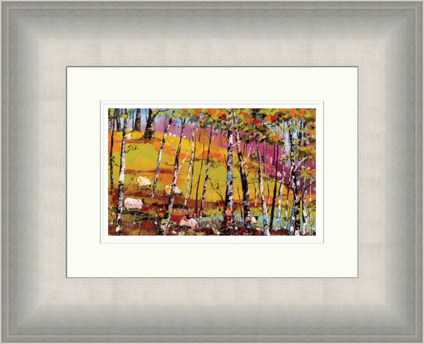 Grazing Among The Birches by Daniel Campbell