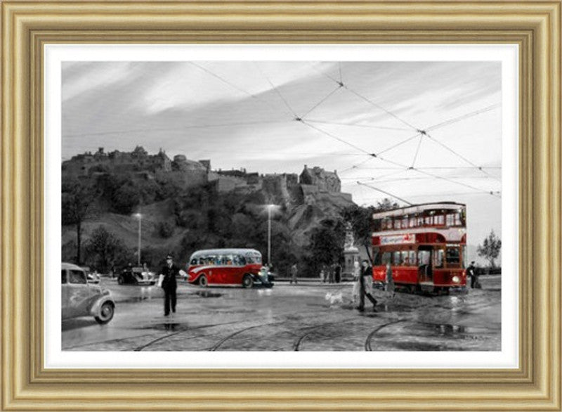 Traffic Control at the Mound, Black and White