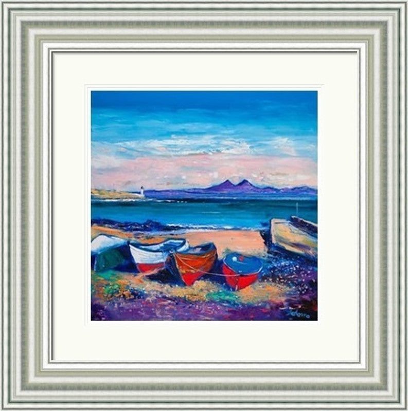 Beached Boats, Loch Indaal, Islay by Jolomo