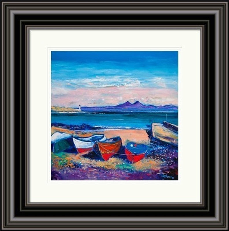 Beached Boats, Loch Indaal, Islay by Jolomo
