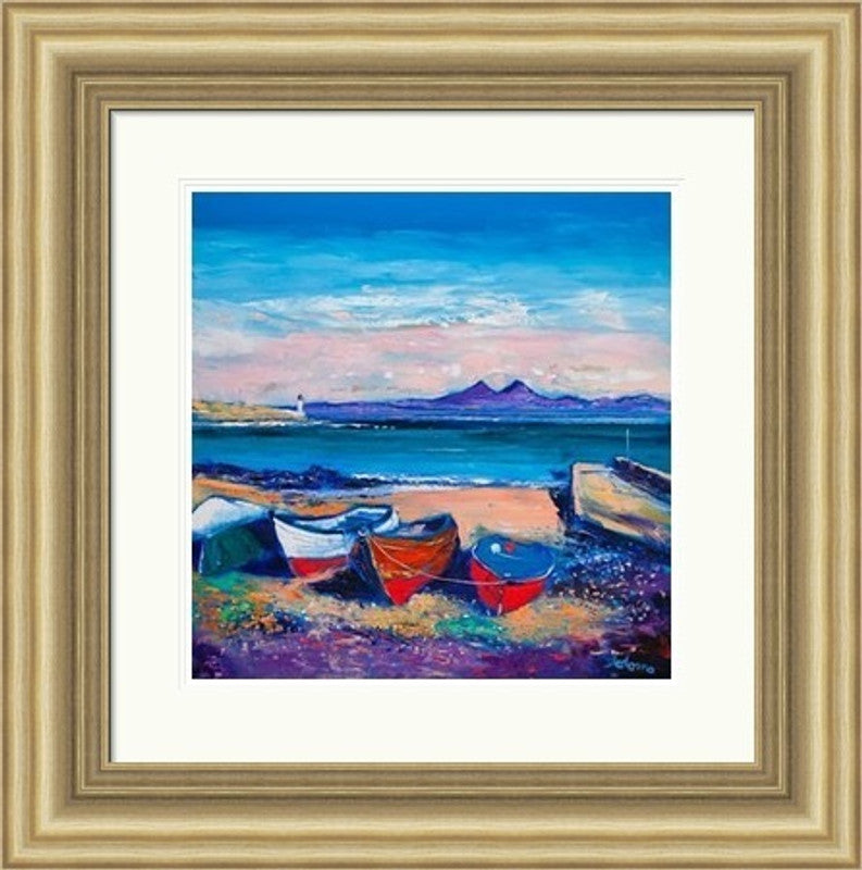 Beached Boats, Loch Indaal, Islay by Jolomo