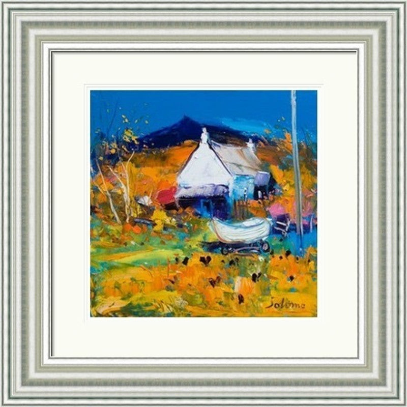 Croft, Boat & Hens, Ballygowan, Isle of Mull by Jolomo