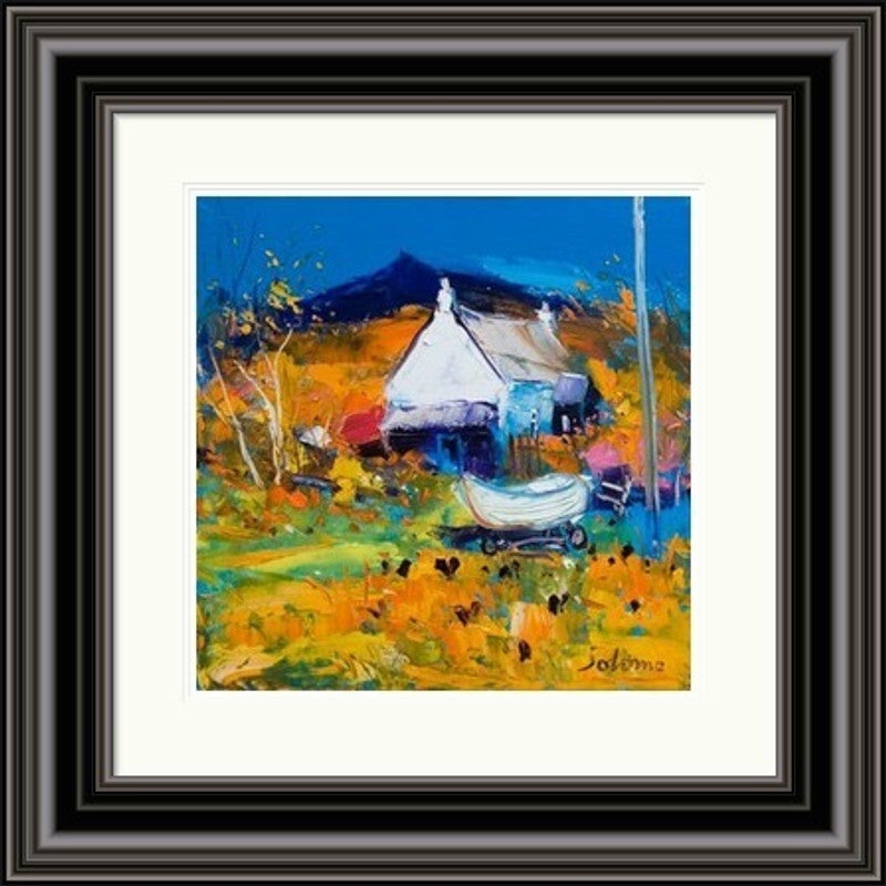 Croft, Boat & Hens, Ballygowan, Isle of Mull by Jolomo