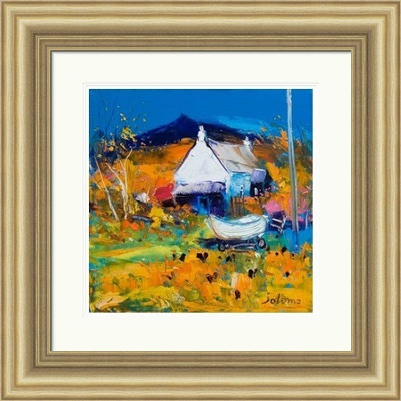 Croft, Boat & Hens, Ballygowan, Isle of Mull by Jolomo