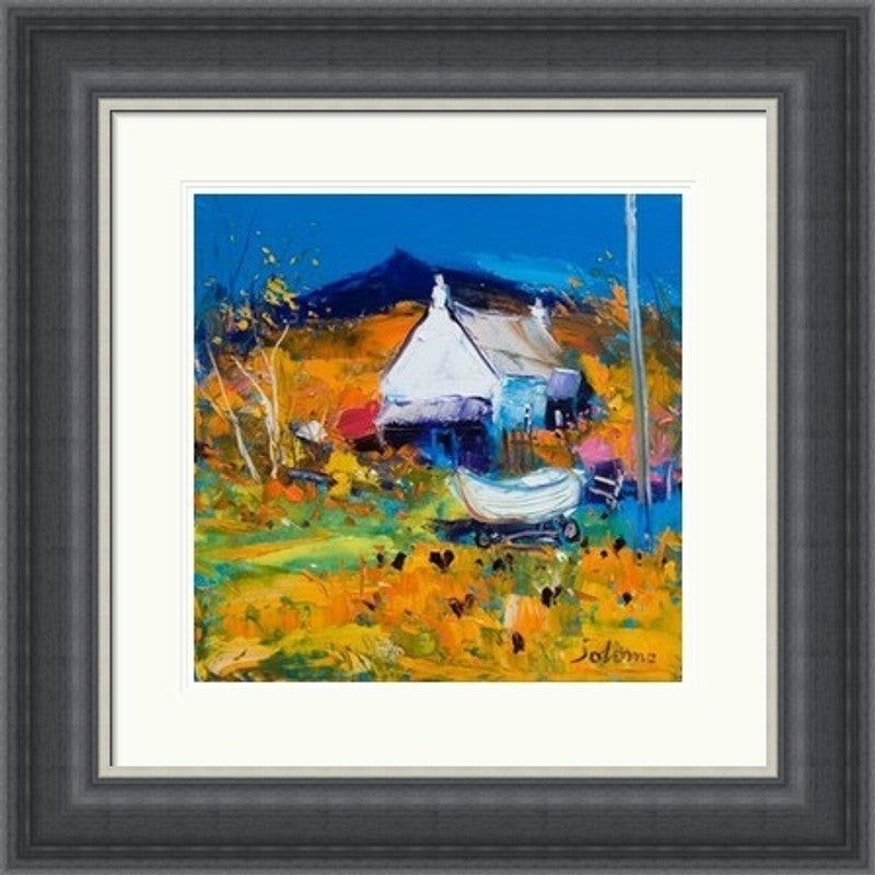Croft, Boat & Hens, Ballygowan, Isle of Mull by Jolomo