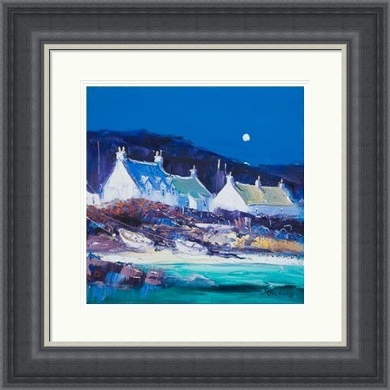 Moon over the Village, Iona by JOLOMO