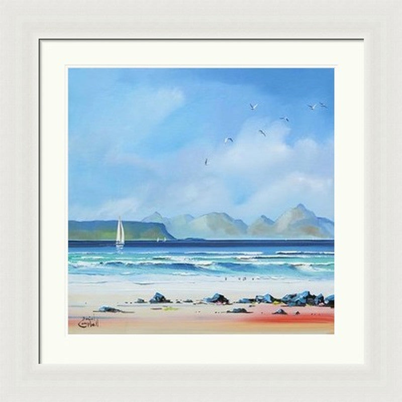 Sailing by Eigg and Rhum by Daniel Campbell