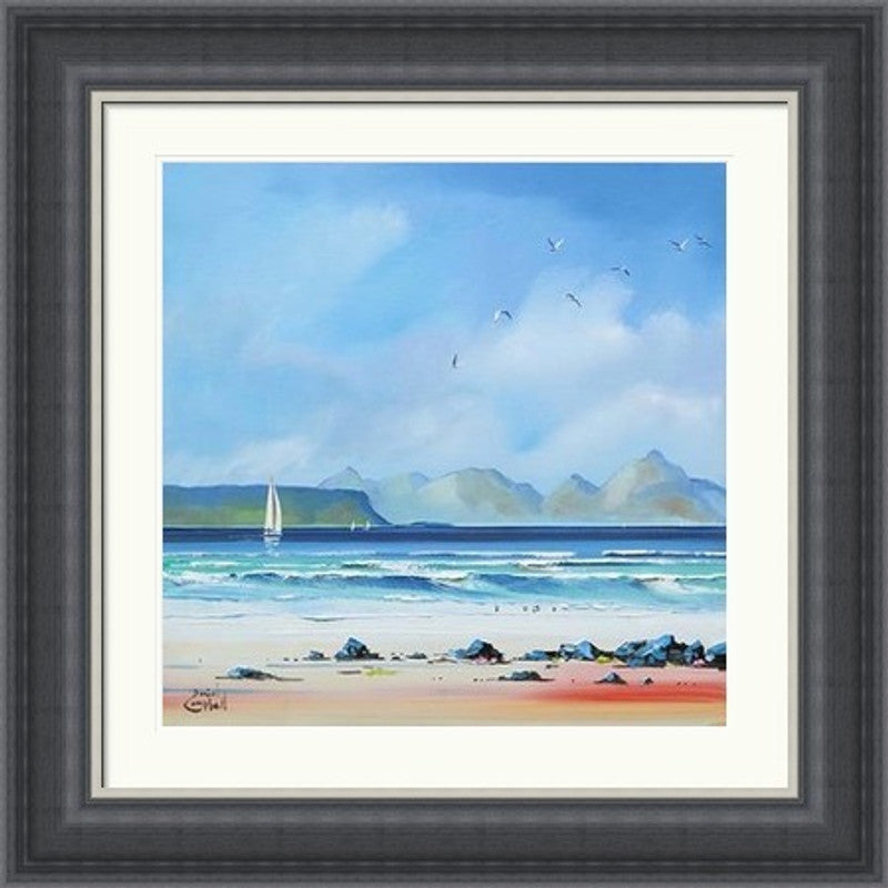 Sailing by Eigg and Rhum by Daniel Campbell