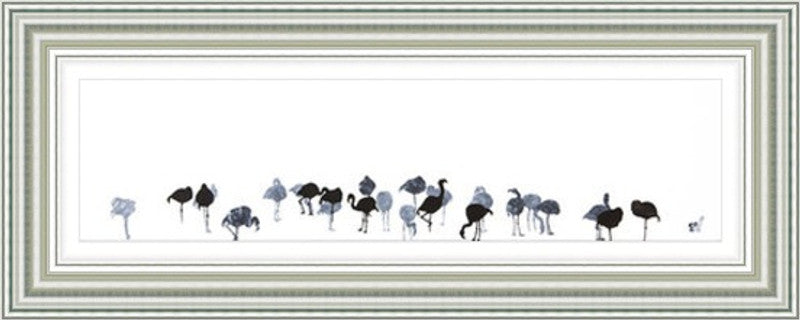 Flamingos by Sandra Vick