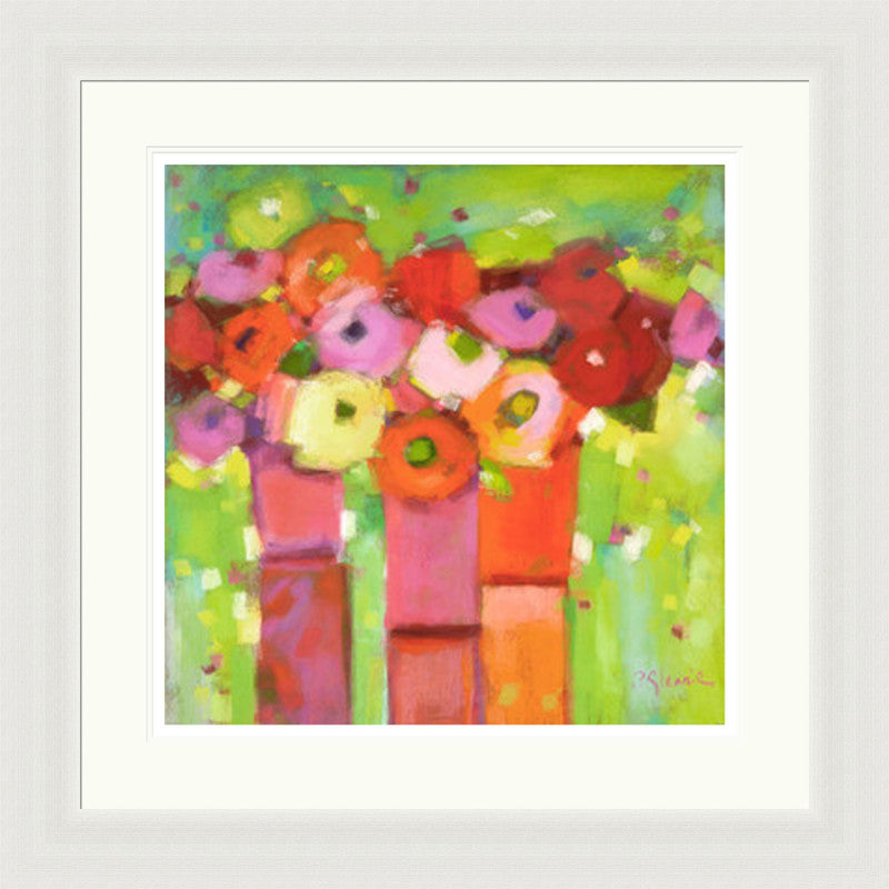 Trio of Summer Blooms by Pam Glennie