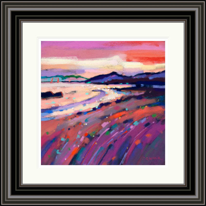 Sunset Sailing, Seamill by Pam Glennie