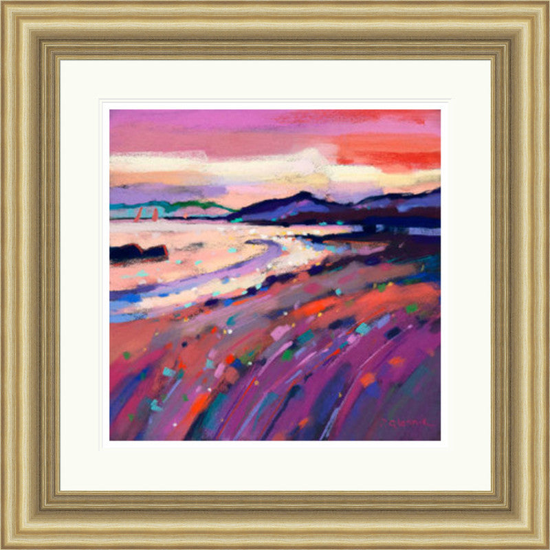 Sunset Sailing, Seamill by Pam Glennie