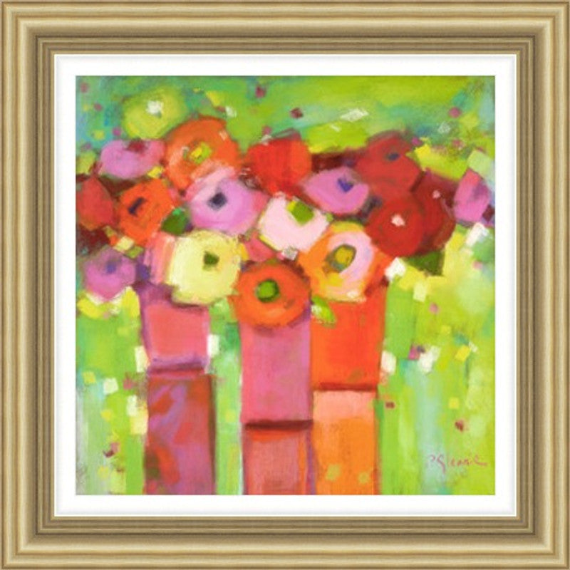 Trio of Summer Blooms by Pam Glennie