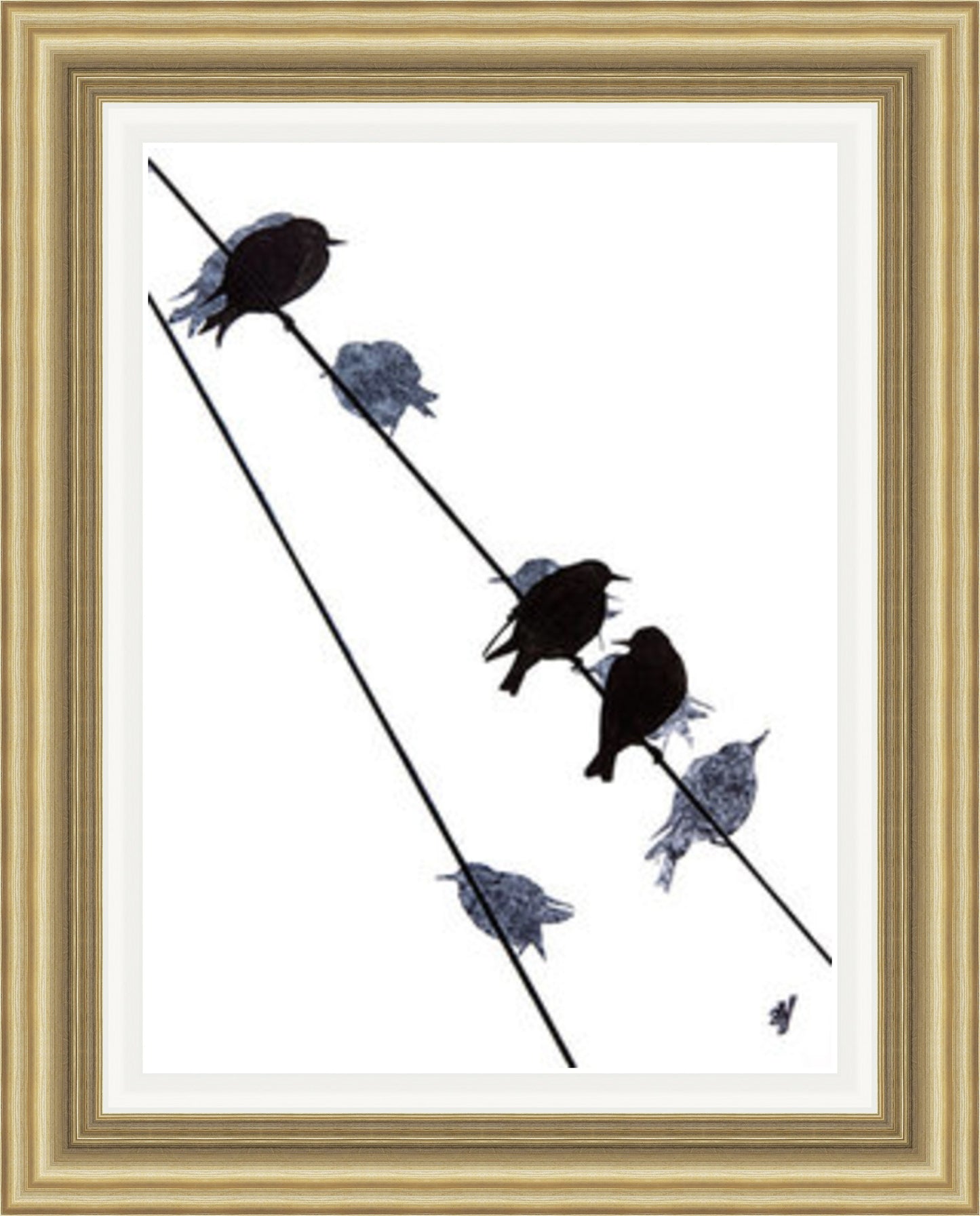 Starlings by Sandra Vick