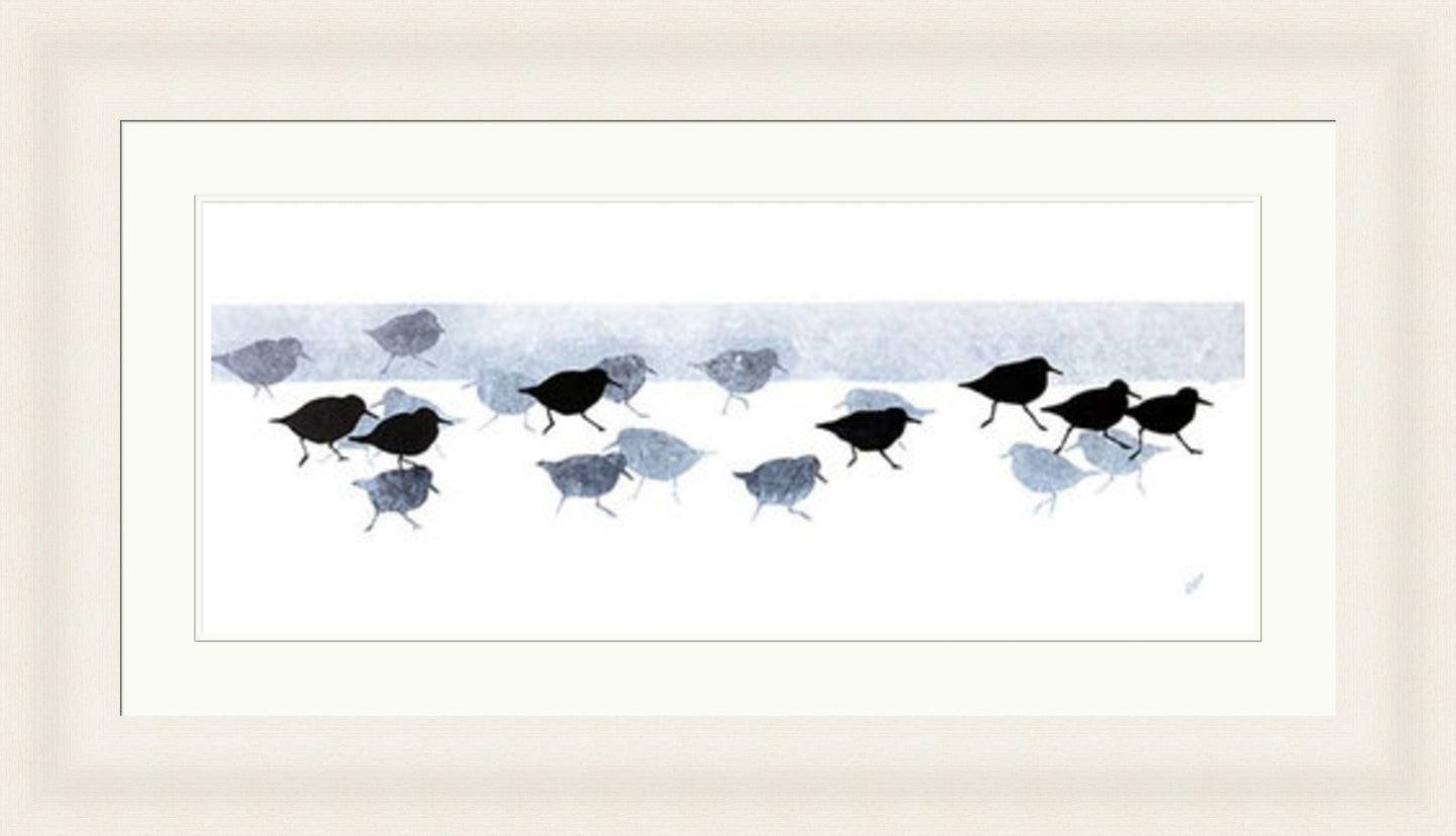 Sanderlings by Sandra Vick