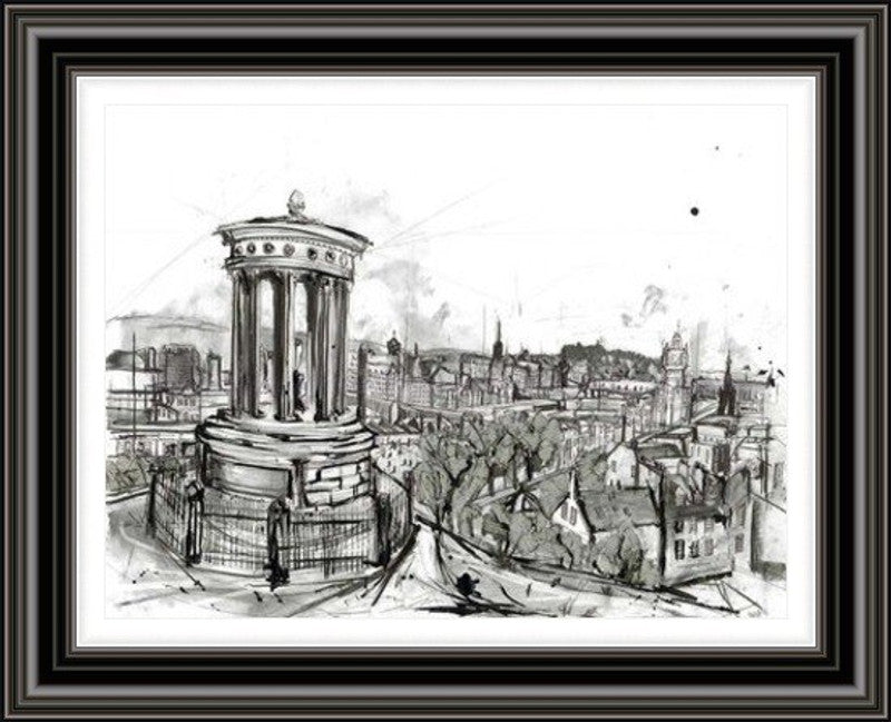 Calton Hill View by Liana Moran