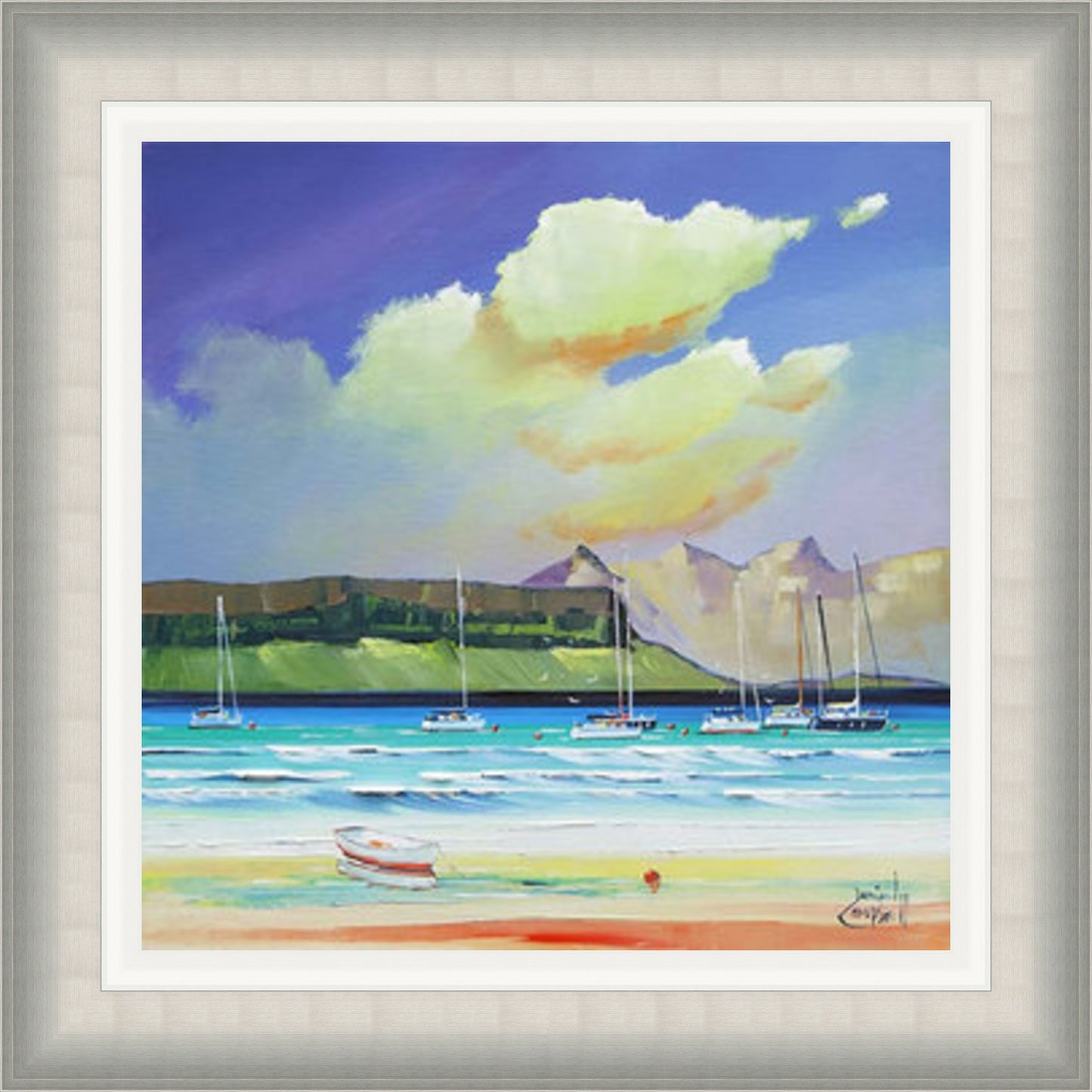 Mooring, Arisaig by Daniel Campbell