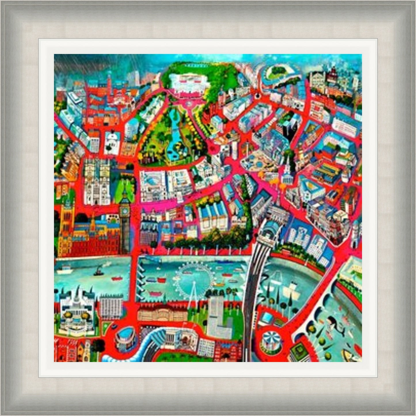 London in Pink by Rob Hain