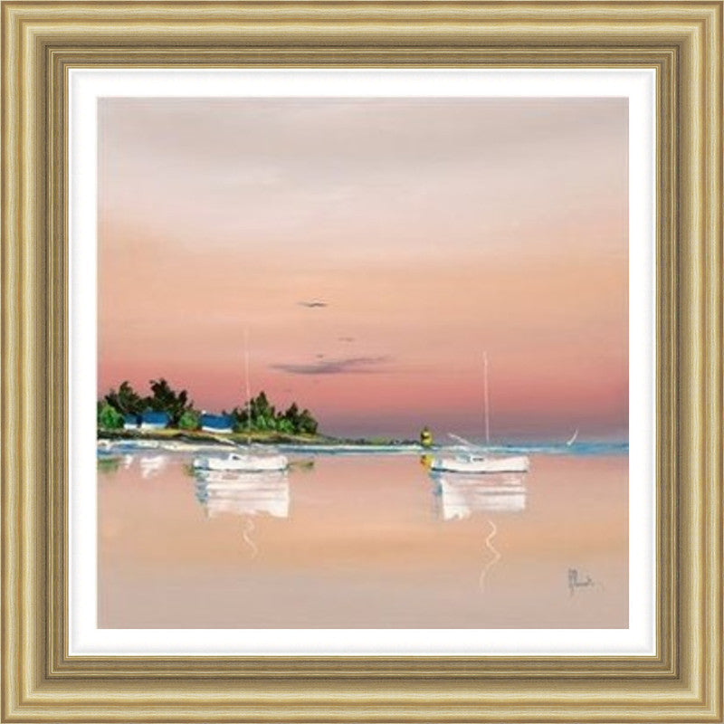 Soleil couchant sur le golfe I by Frédéric Flanet