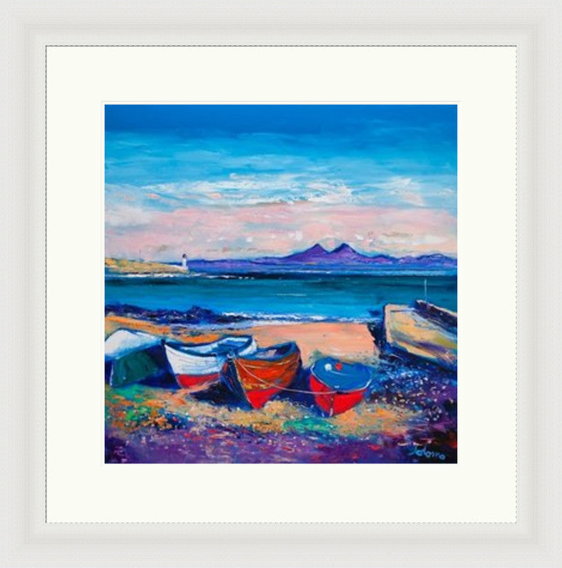 Beached Boats, Loch Indaal, Islay by Jolomo