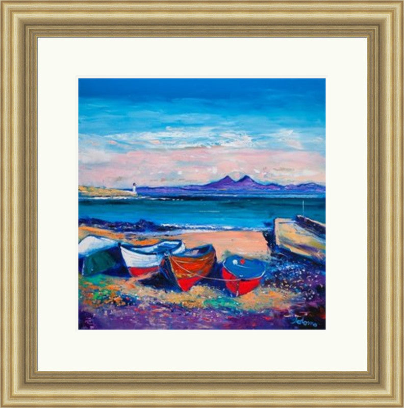 Beached Boats, Loch Indaal, Islay by Jolomo