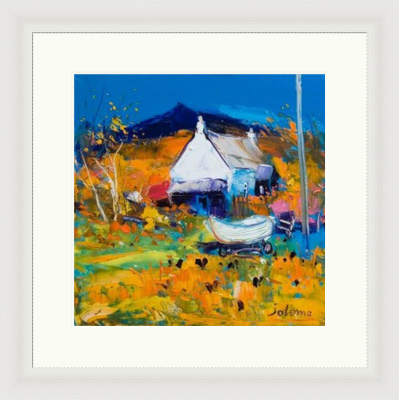 Croft, Boat & Hens, Ballygowan, Isle of Mull by Jolomo