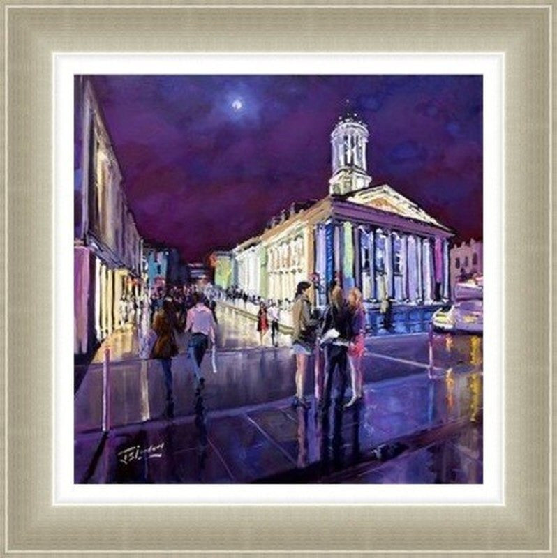 Royal Exchange Square Reflections by James Somerville Lindsay