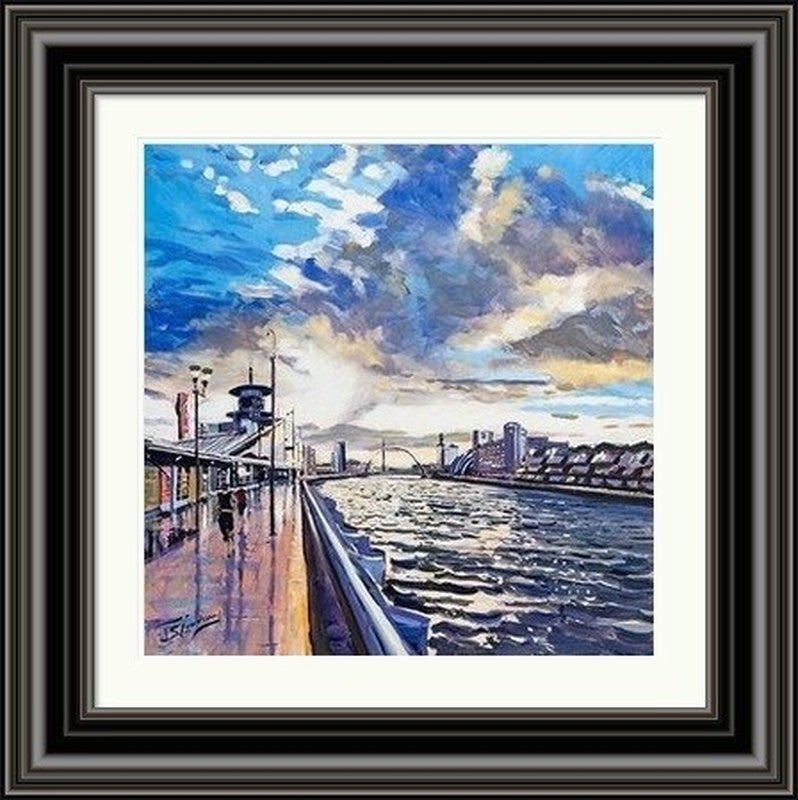 Sunset on the Quay by James Somerville Lindsay