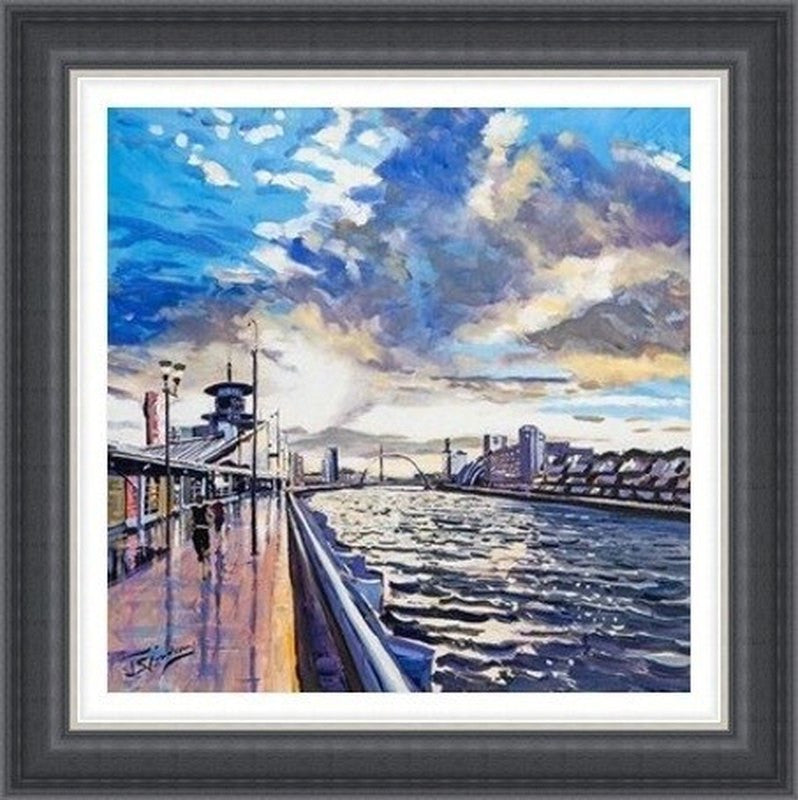 Sunset on the Quay by James Somerville Lindsay
