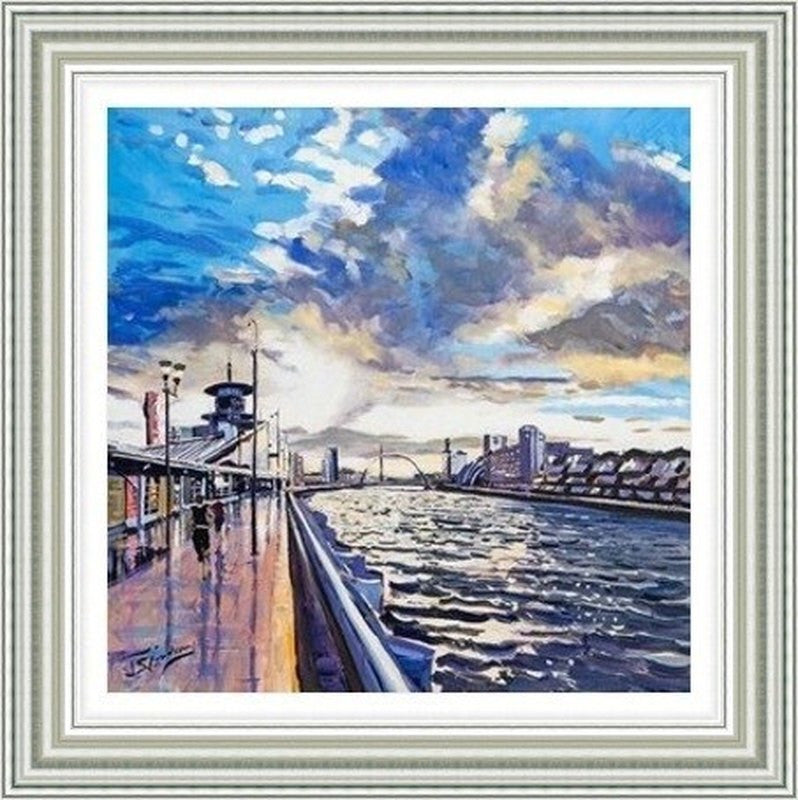Sunset on the Quay by James Somerville Lindsay