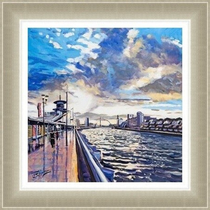 Sunset on the Quay by James Somerville Lindsay